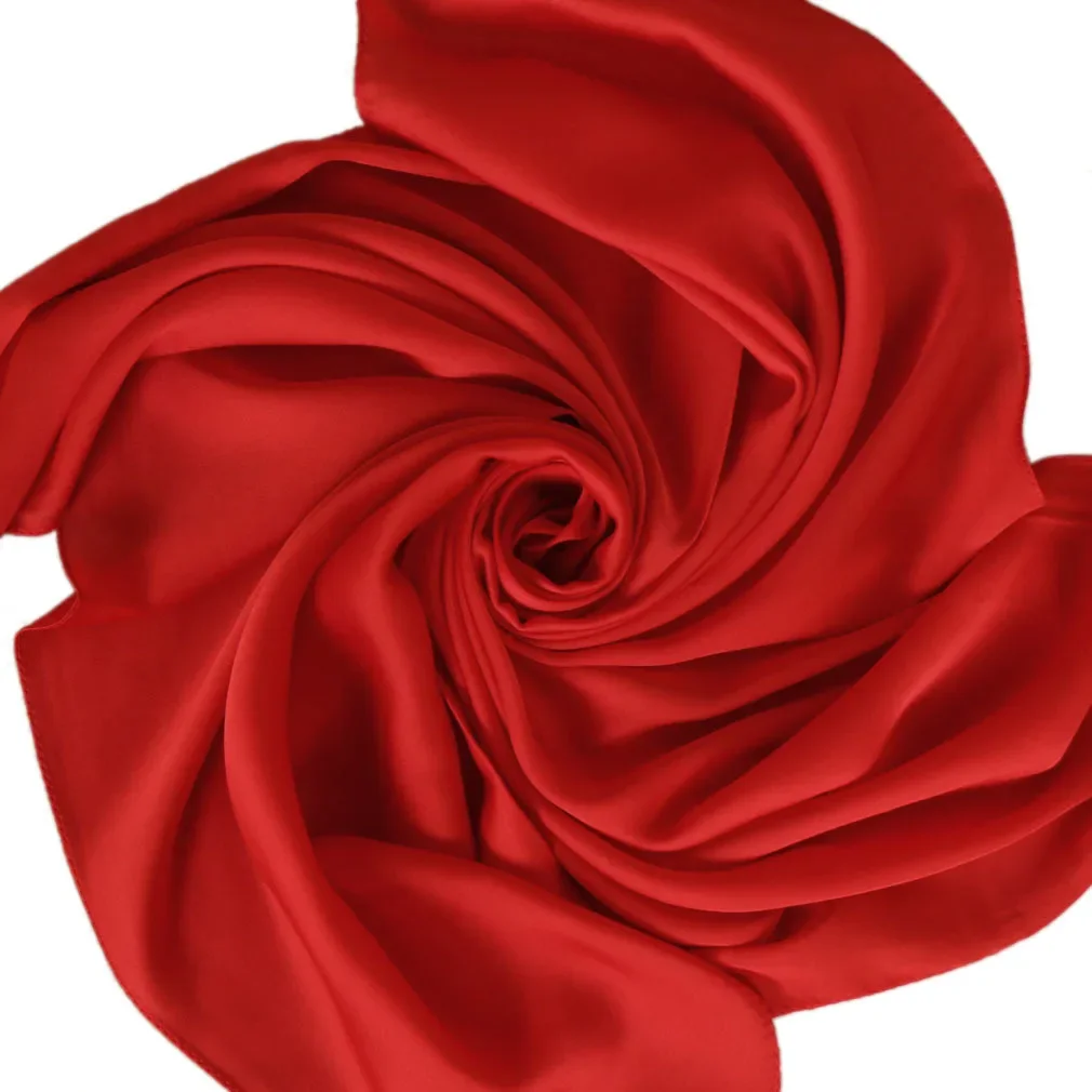 Satin Scarf Women 70cm Solid C - đánh giá và giá Scarf Silk Square