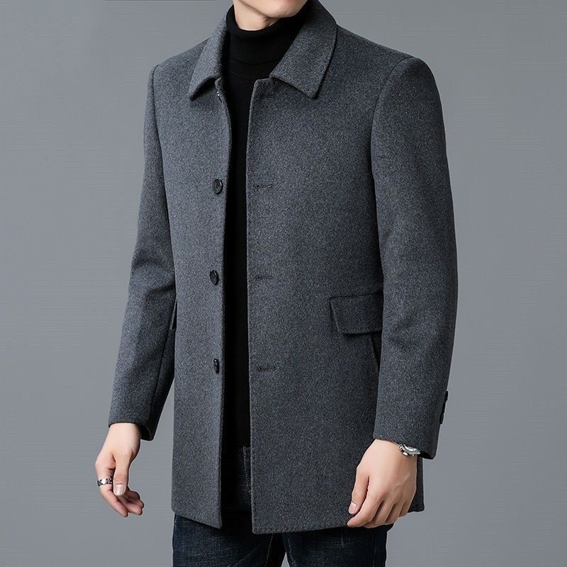 Wool Blend Coat White Mans Sha - đánh giá và giá Muffler Men Wool