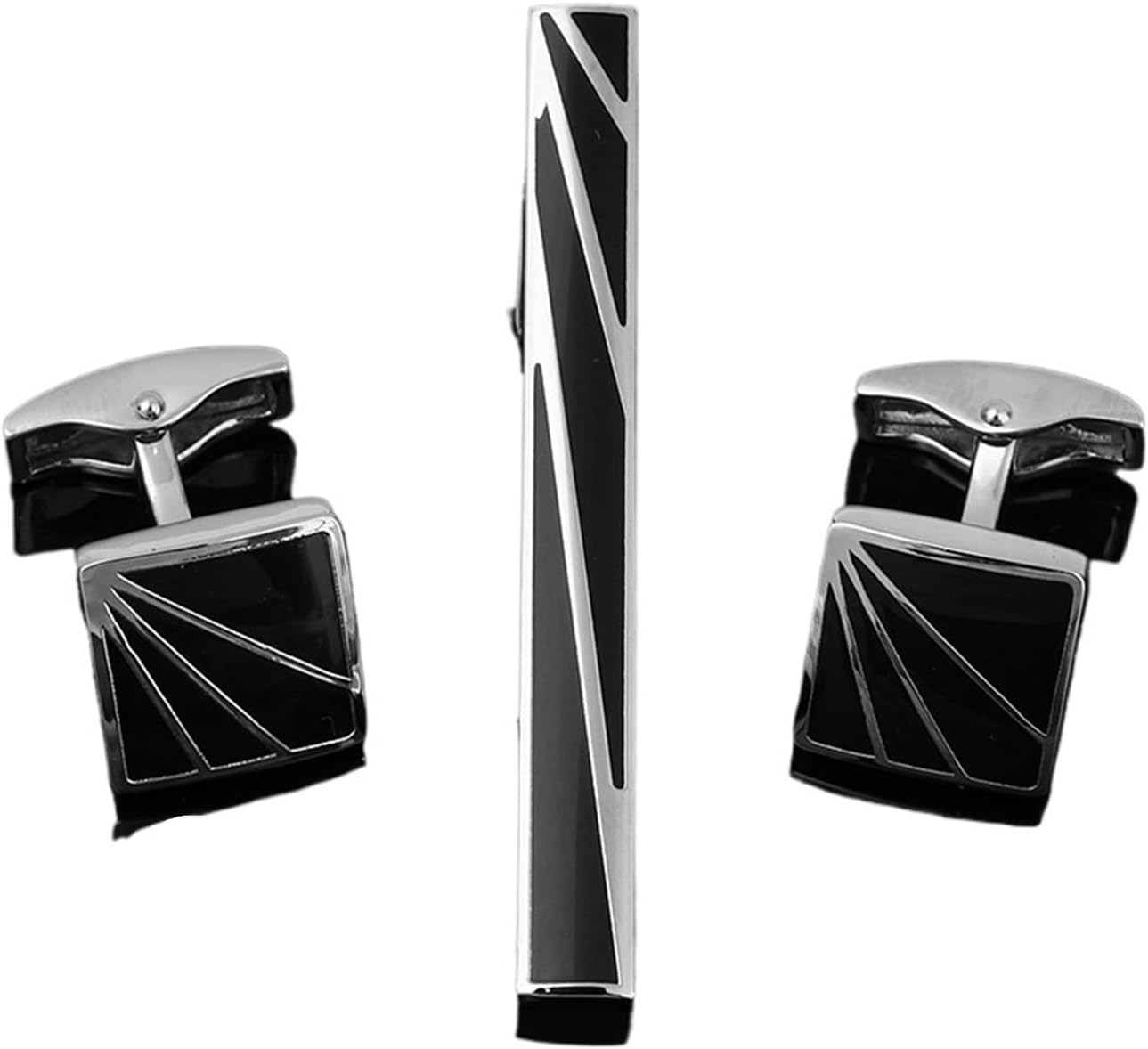 2 Sets,Mens Ties Clip Cufflink - đánh giá và giá Tie Bar Set Gift