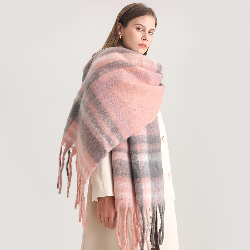 Korean Winter Imitation Cashme - đánh giá và giá Woven Scarf Blanket