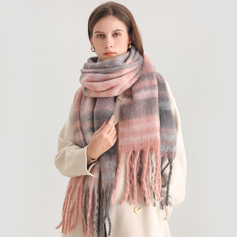 Korean Winter Imitation Cashme - đánh giá và giá Woven Scarf Blanket