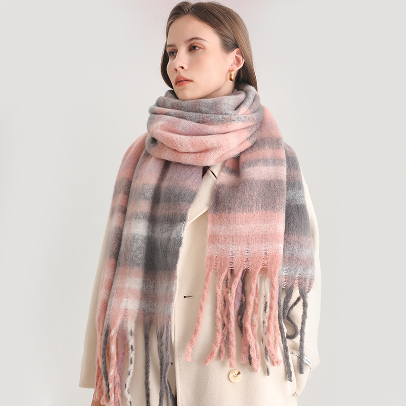 Korean Winter Imitation Cashme - đánh giá và giá Woven Scarf Blanket