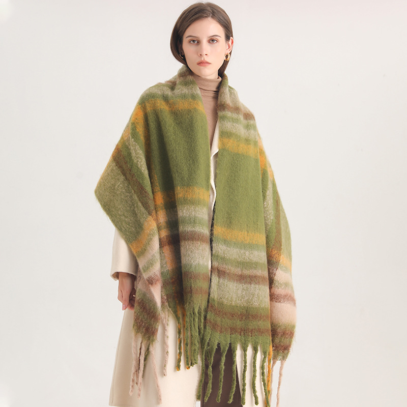 Korean Winter Imitation Cashme - đánh giá và giá Woven Scarf Blanket